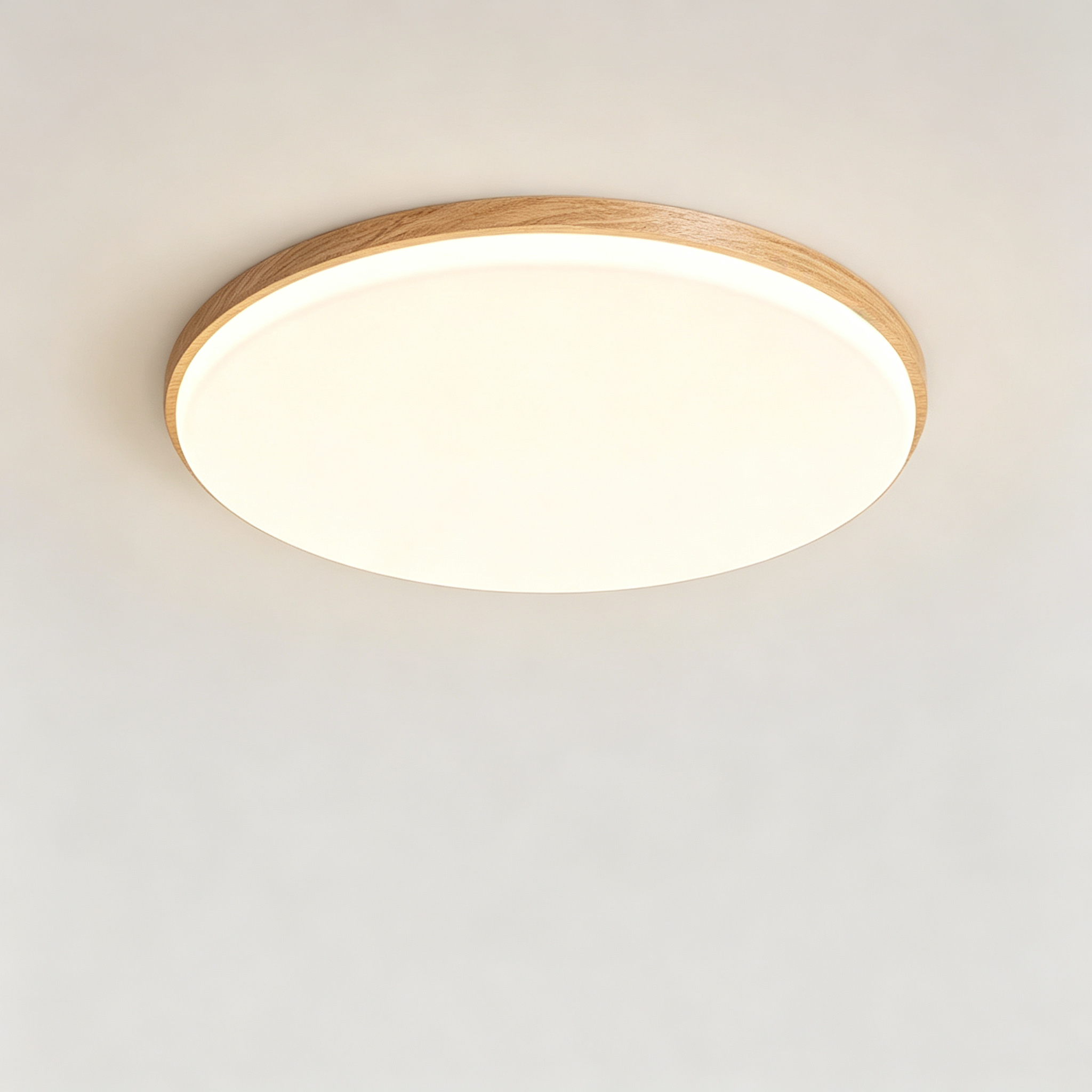 ZXXD002 Round Wood Frame LED Ceiling Light modern LED ceiling light from Huixiang Lighting, Zhongshan China