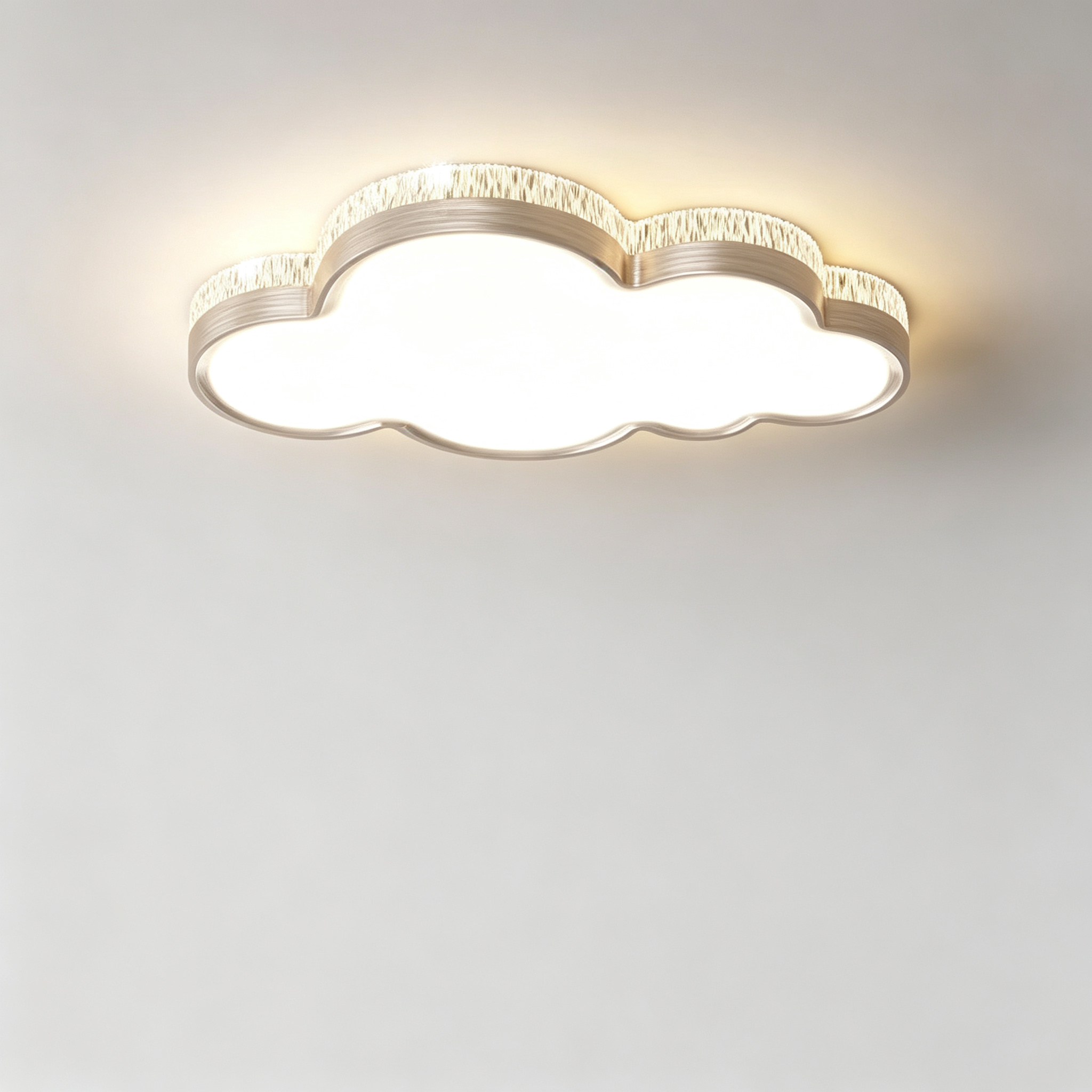 ZXXD008 Cloud Shape Brushed Metal LED Ceiling Light modern LED ceiling light from Huixiang Lighting, Zhongshan China