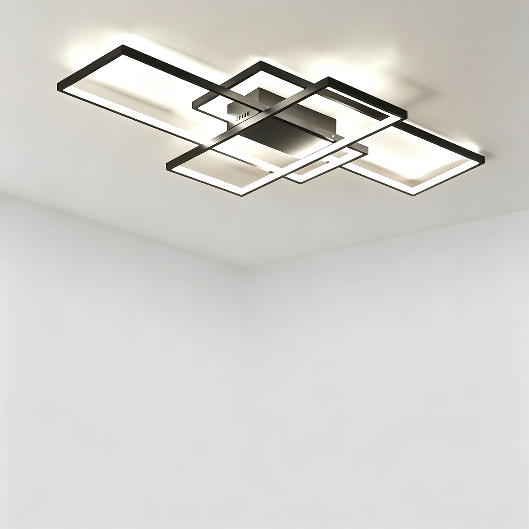 ZXXD010 Black Rectangle Frame LED Ceiling Light modern LED ceiling light from Huixiang Lighting, Zhongshan China