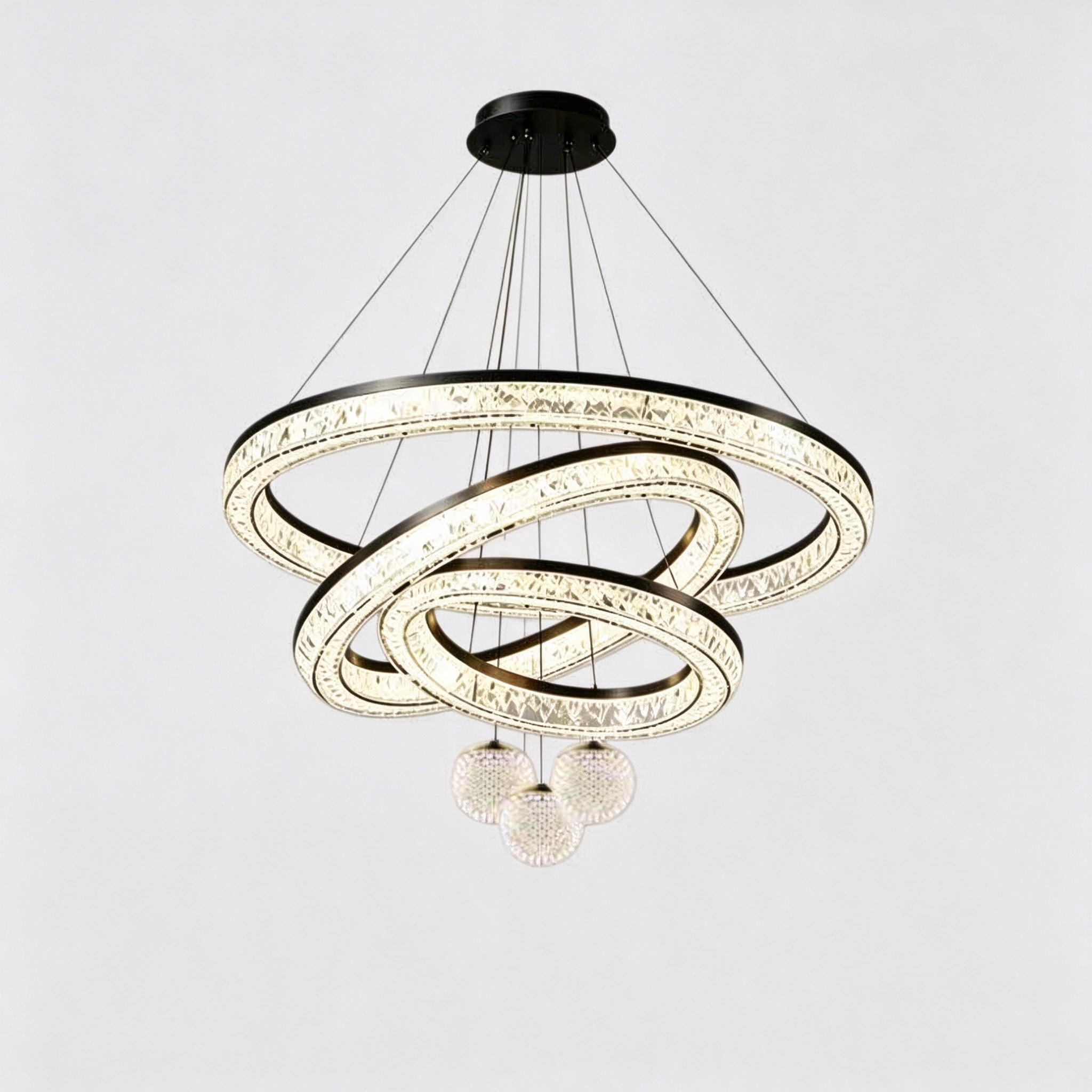 CH-01 Ring Chandelier modern LED chandelier from Huixiang Lighting, Zhongshan China