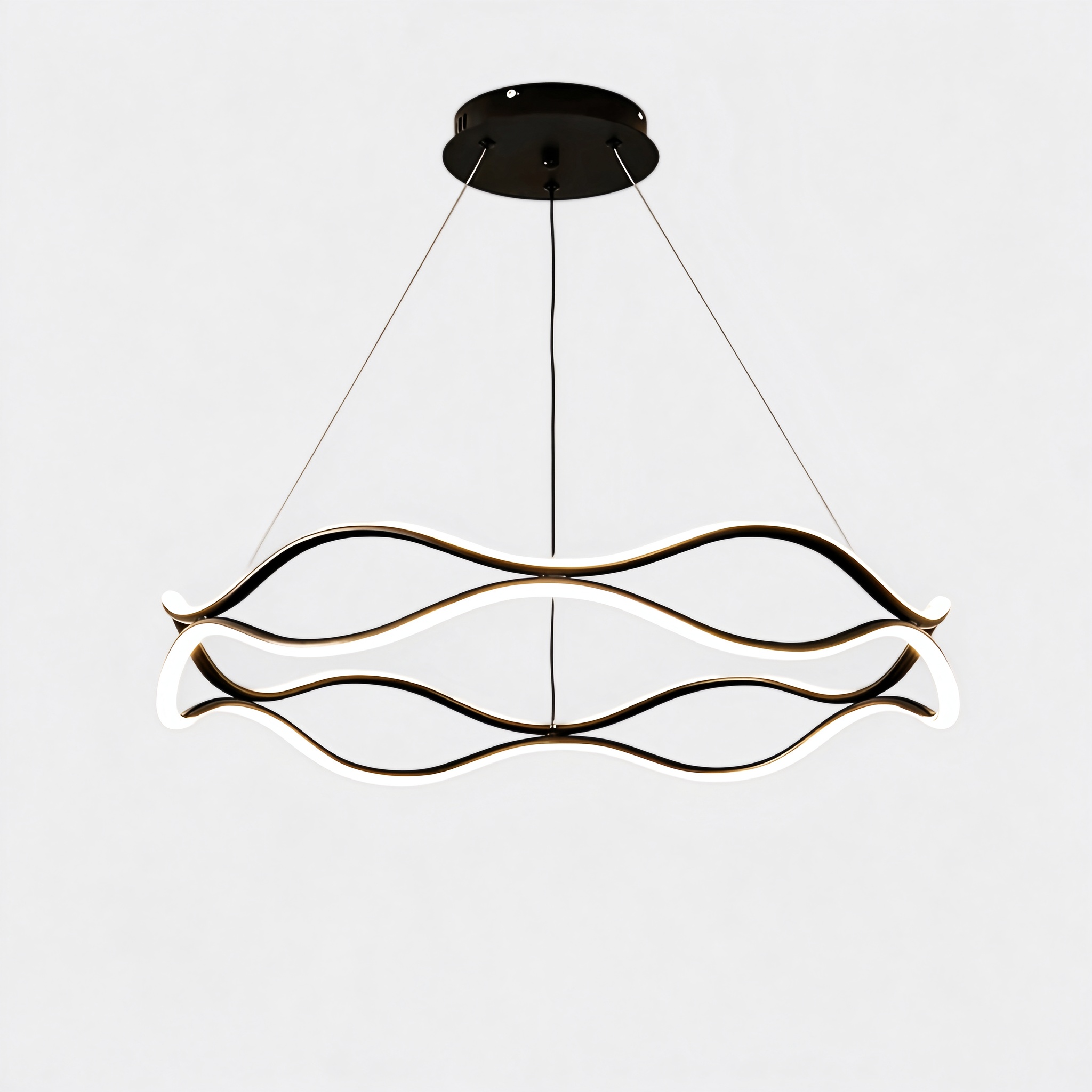 CH-02 Ring Chandelier modern LED chandelier from Huixiang Lighting, Zhongshan China