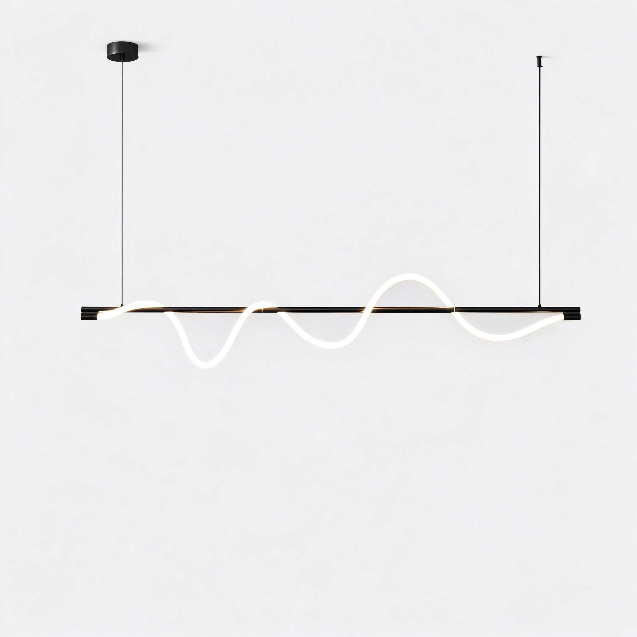 CH-06 modern linear chandelier modern LED chandelier from Huixiang Lighting, Zhongshan China