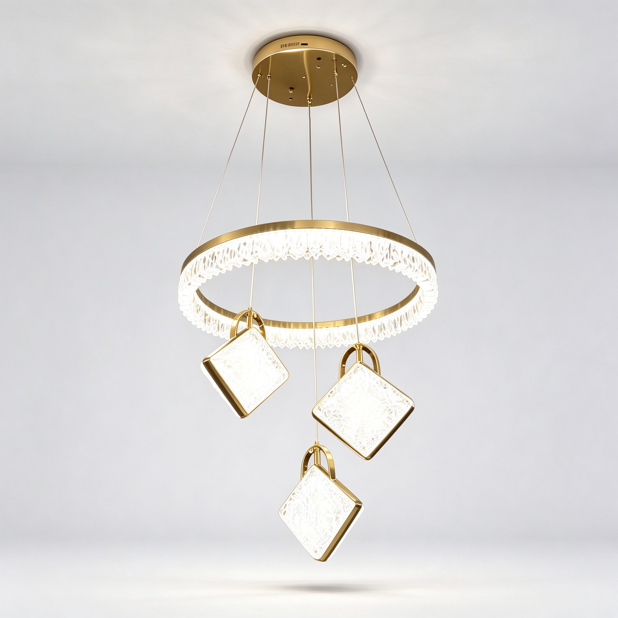 ZXD014 Decorative Ring Pendant Light LED pendant light from Huixiang Lighting, Zhongshan China
